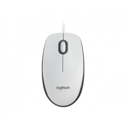 Logitech M100 Optical Mouse, White, USB EMEA-914